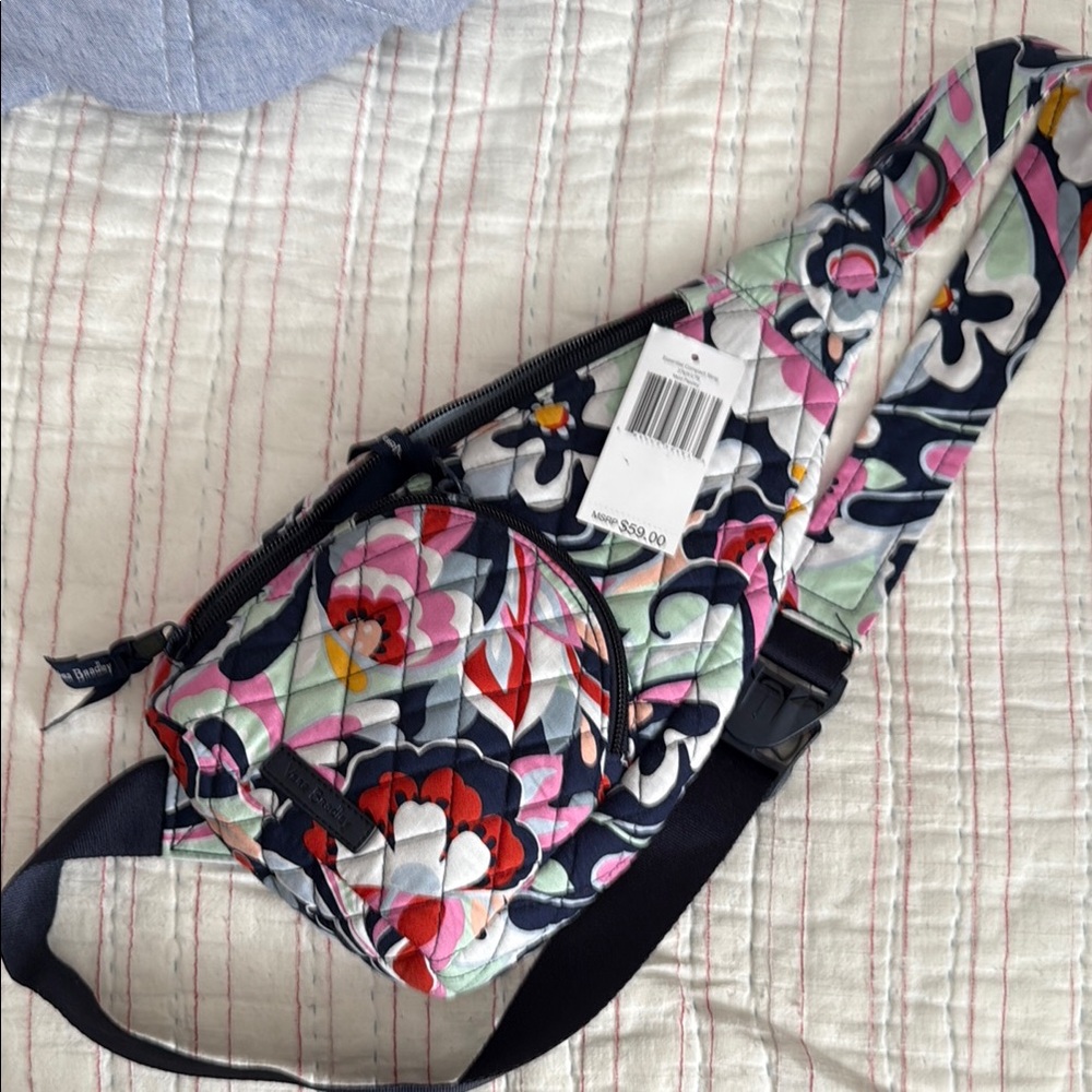 Vera Bradley Floral Crossbody Bag - Multicolor